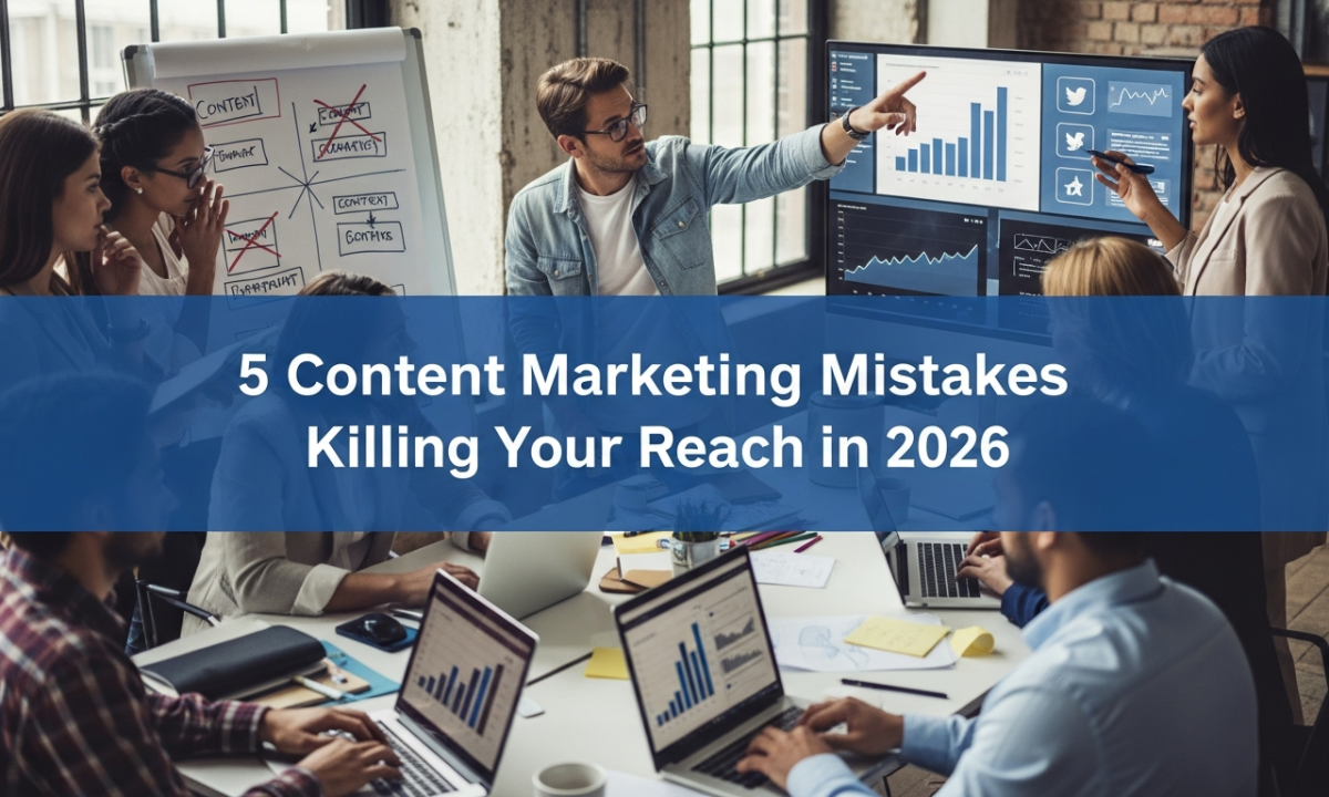 5 Content Marketing Mistakes Killing Your Reach in 2026