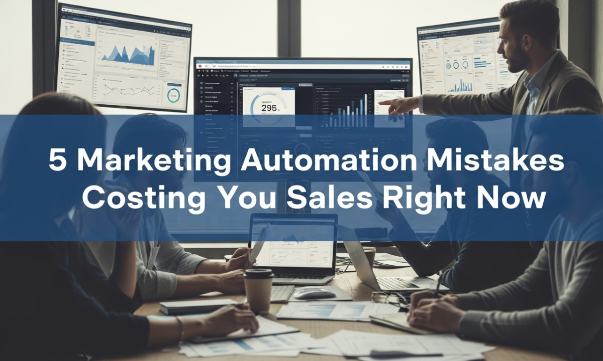 5 Marketing Automation Mistakes Costing You Sales