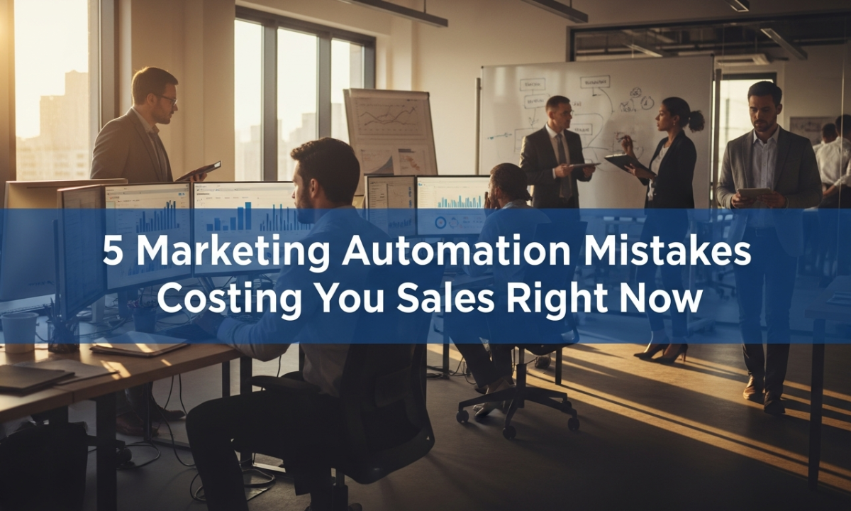 5 Marketing Automation Mistakes Costing You Sales Now