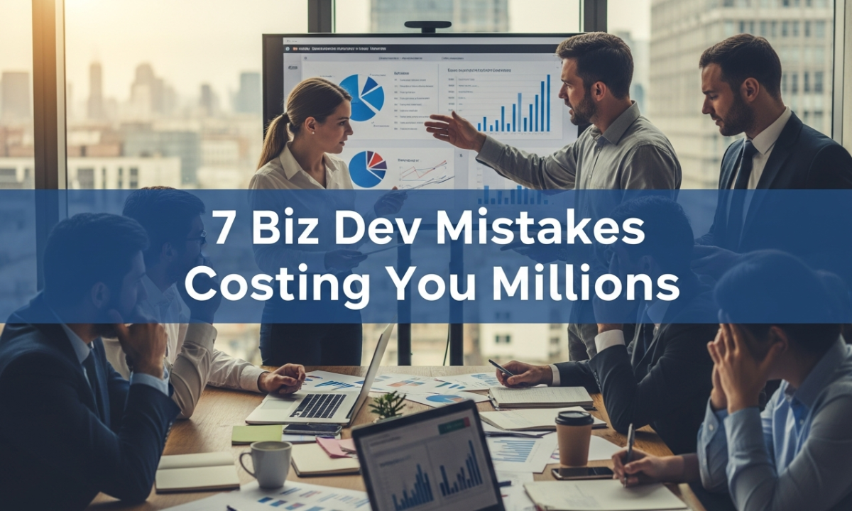 7 Biz Dev Mistakes Costing You Millions