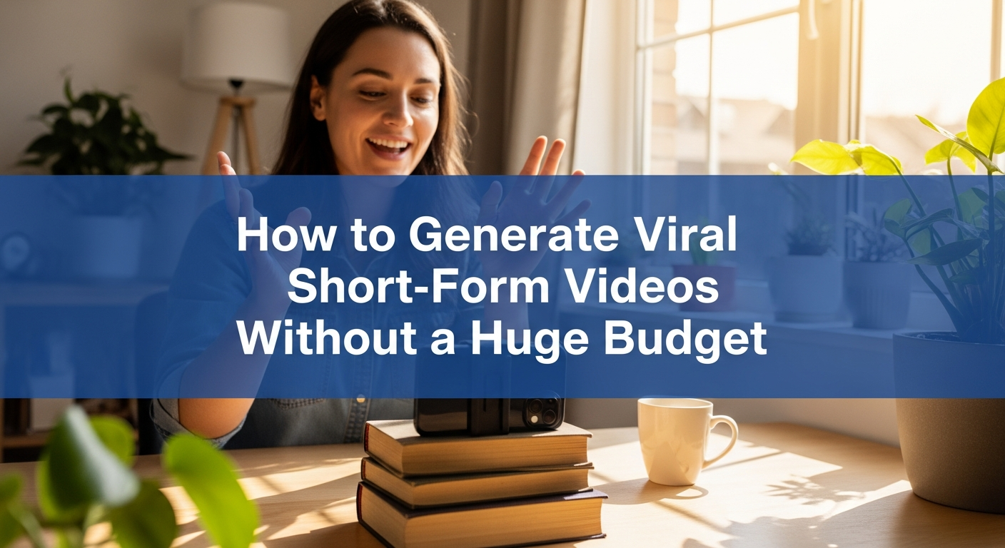 How to Generate Viral Short-Form Videos Without a Huge Budget