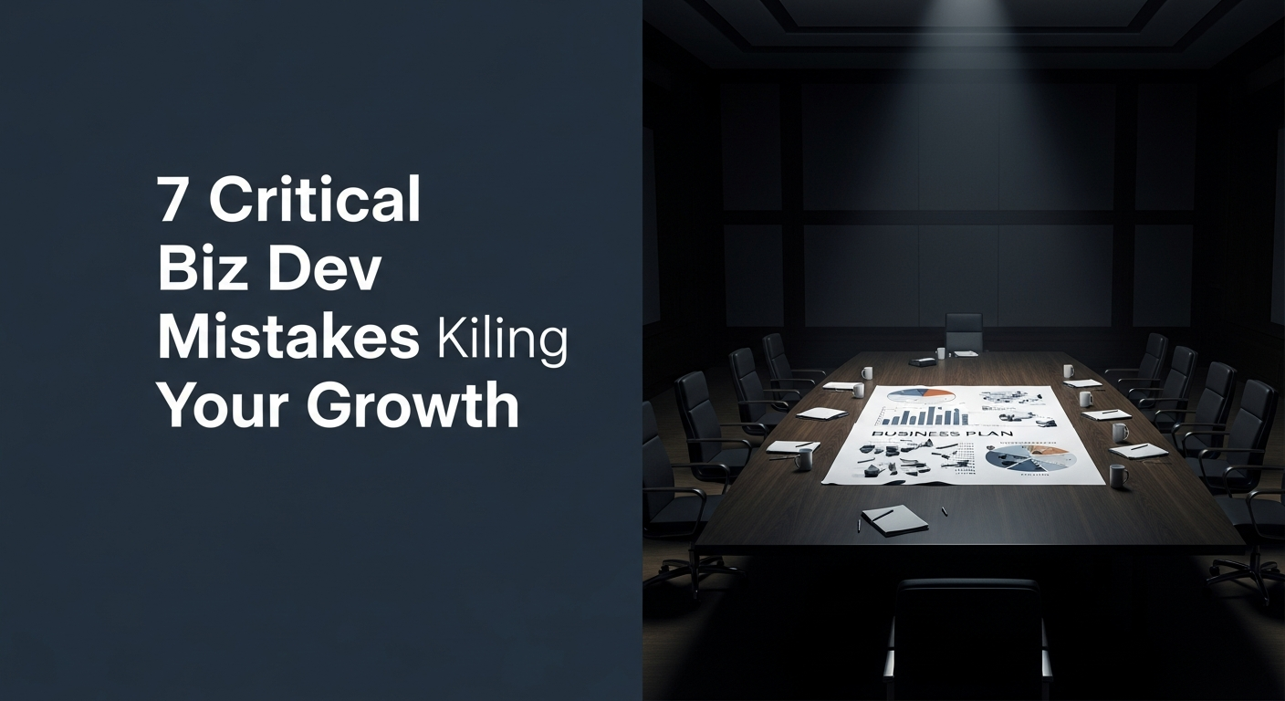 7 Critical Biz Dev Mistakes Killing Your Growth
