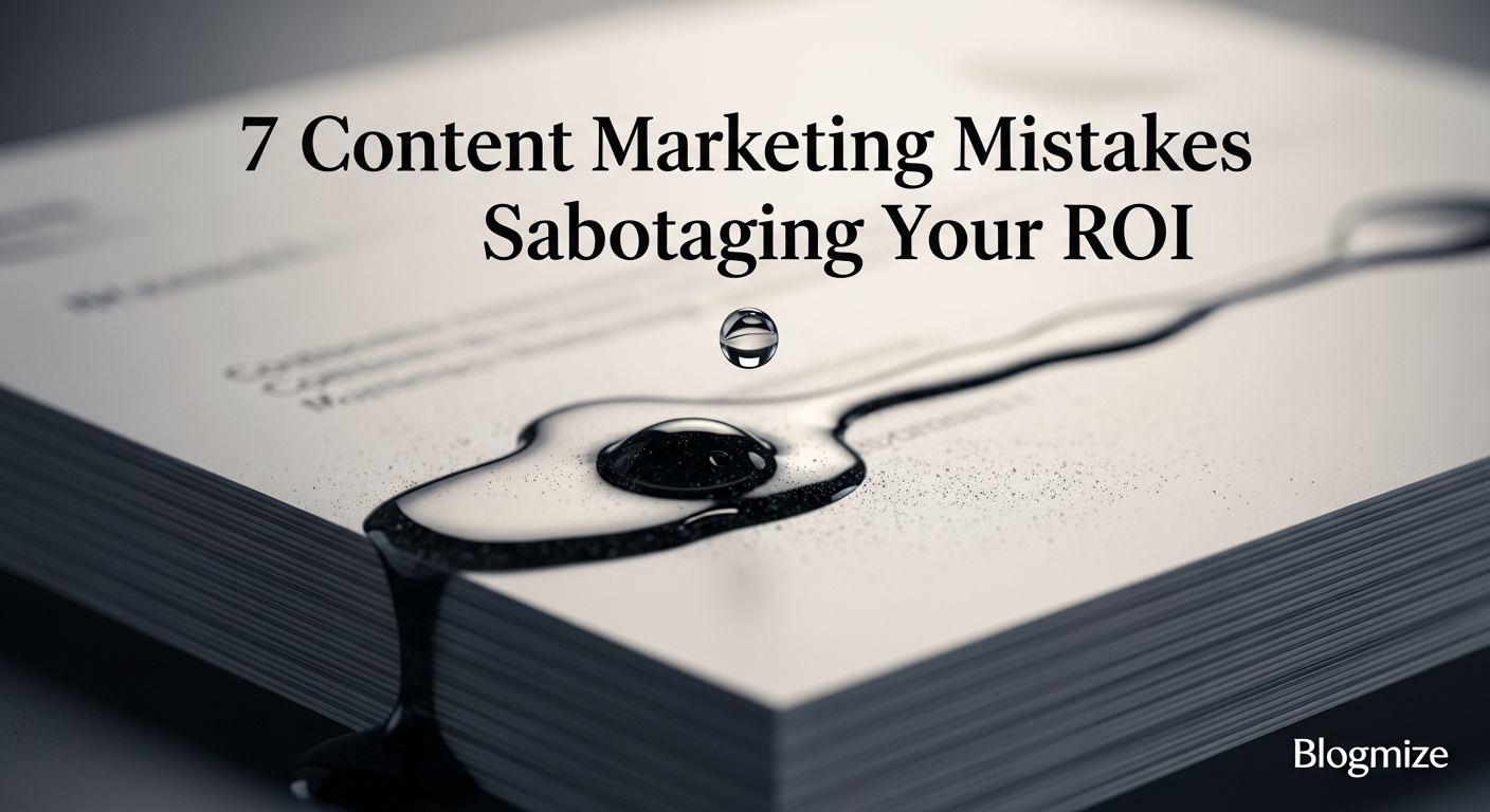 7 Content Marketing Mistakes Sabotaging Your ROI