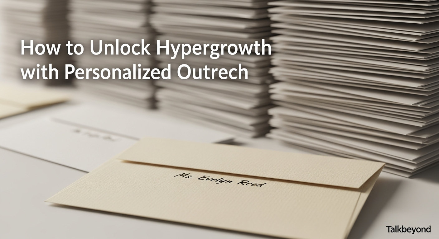 How to Unlock Hypergrowth with Personalized Outreach: The AI-Driven Blueprint