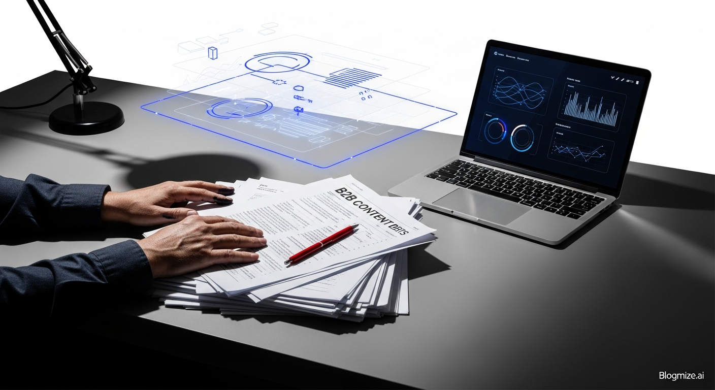 The Manual Content Trap: Why Your B2B Strategy Needs AI Autopilot Now