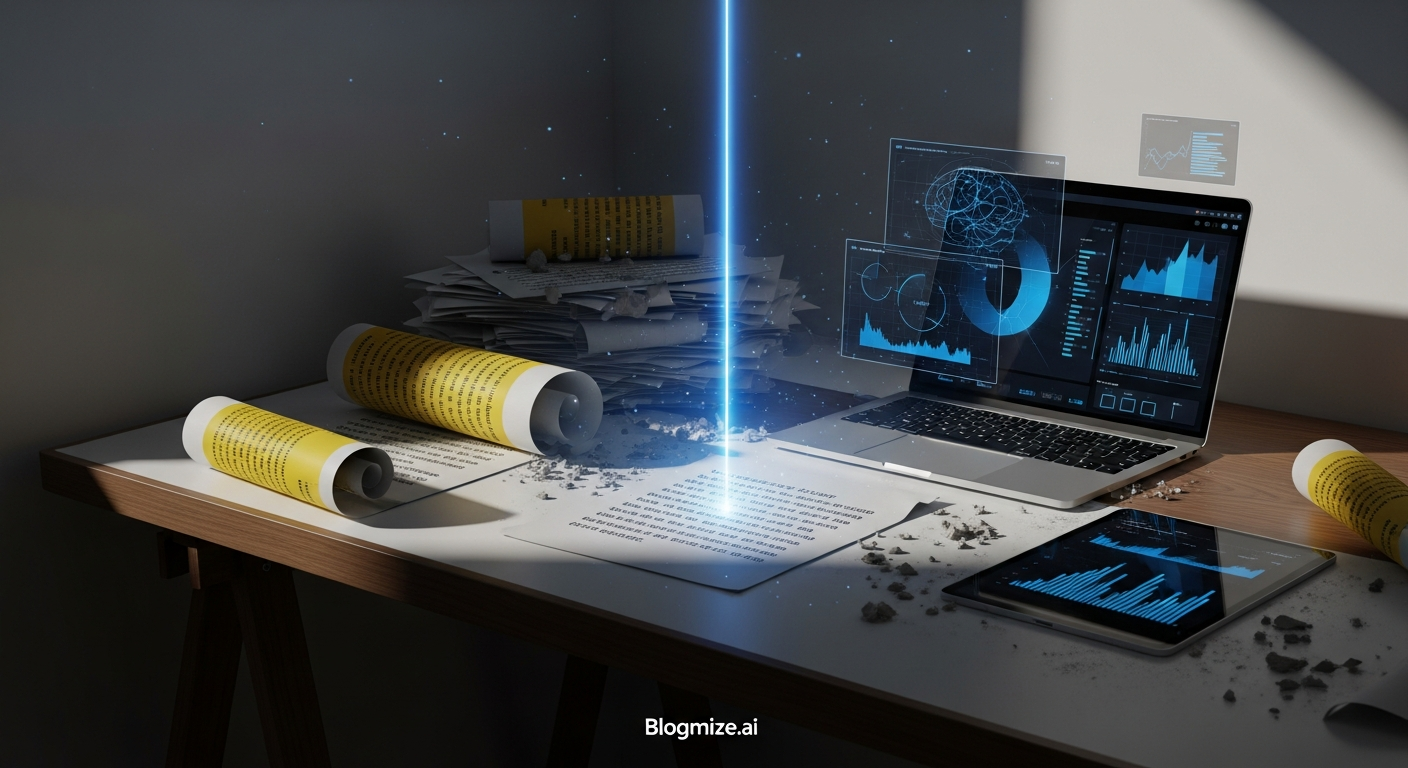 The Content Graveyard: Why Manual B2B Blogging is Obsolete in the Age of Autopilot AI