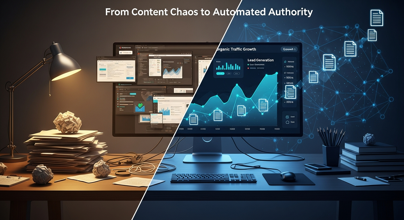 From Content Chaos to Automated Authority: The AI Solution for Unrivaled Growth